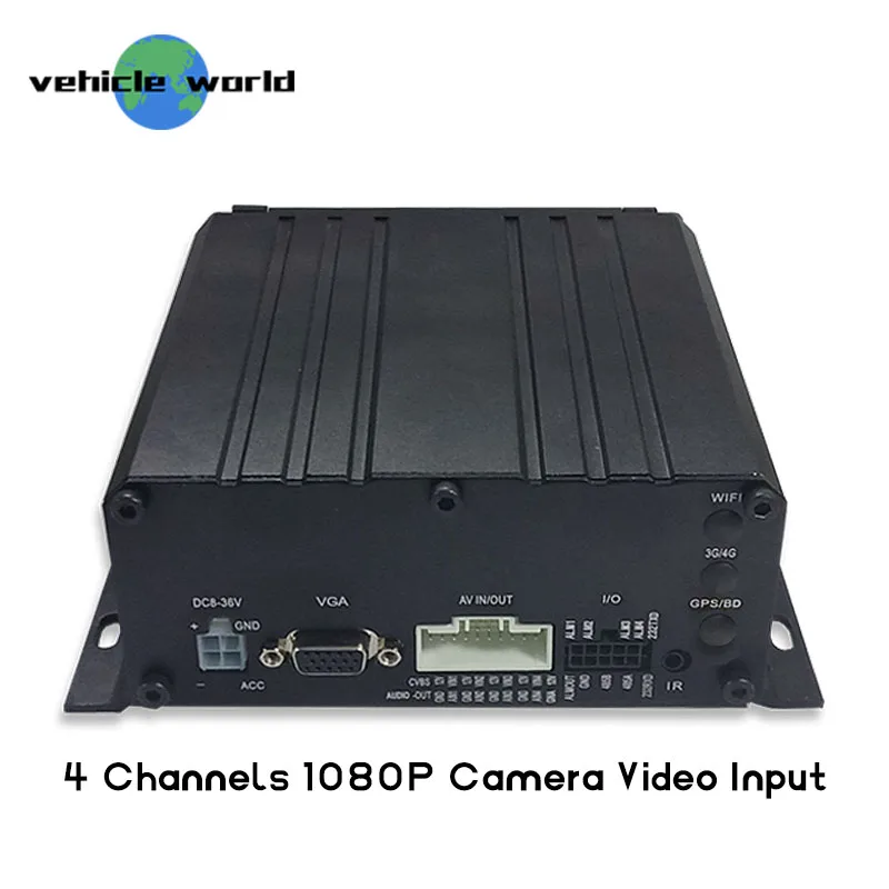 1080 P AHD 4CH Мобильная DVR система с 2 ТБ жесткий диск для автомобиля | Безопасность и