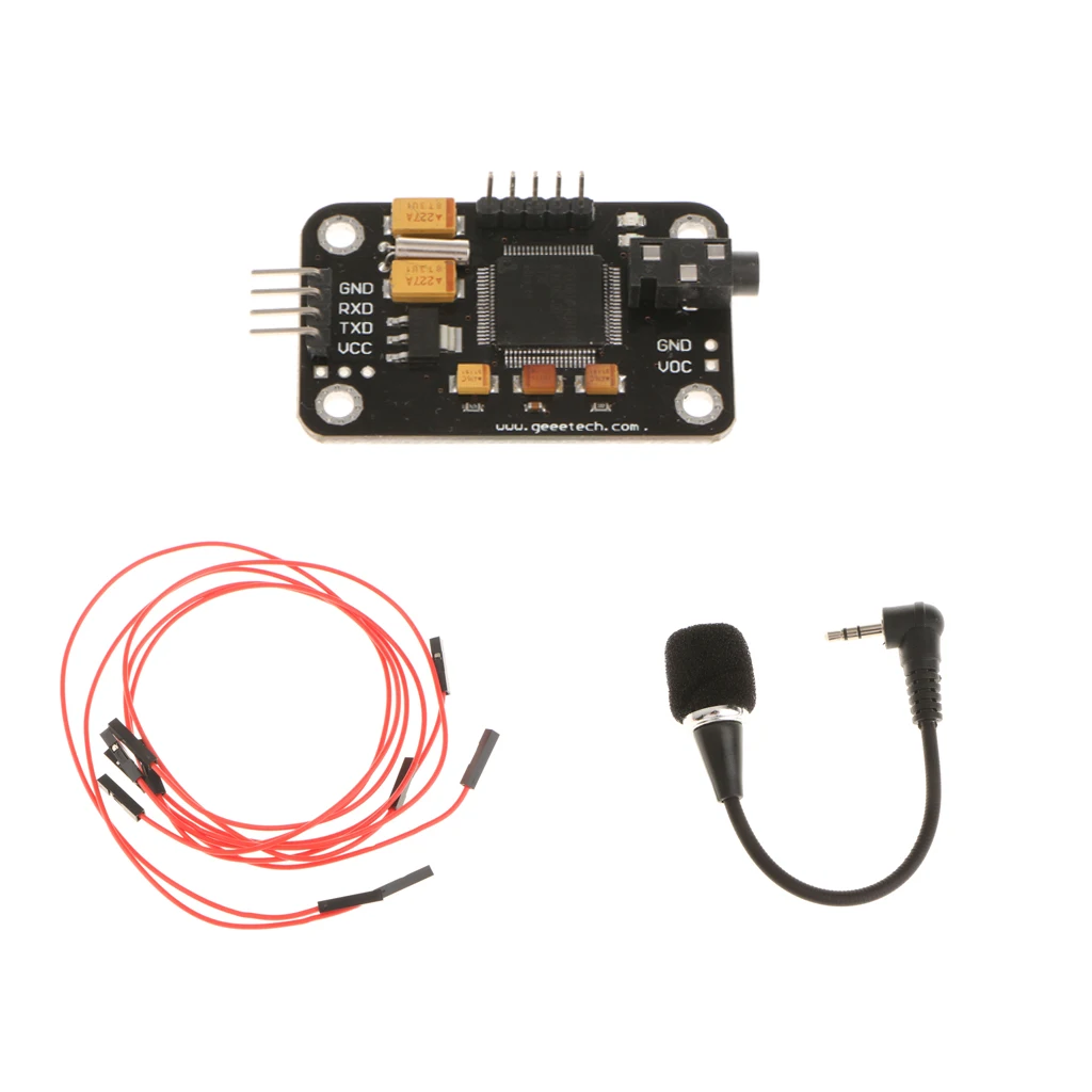 

2x High Sensitivity Voice Recognition Module &Microphone &Wire for Arduino