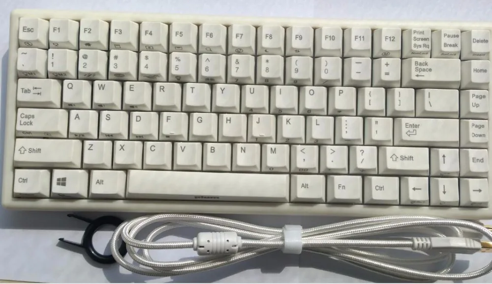 Механическая клавиатура Plum84 ice blue LED с подсветкой игровая gateron mx коричневая
