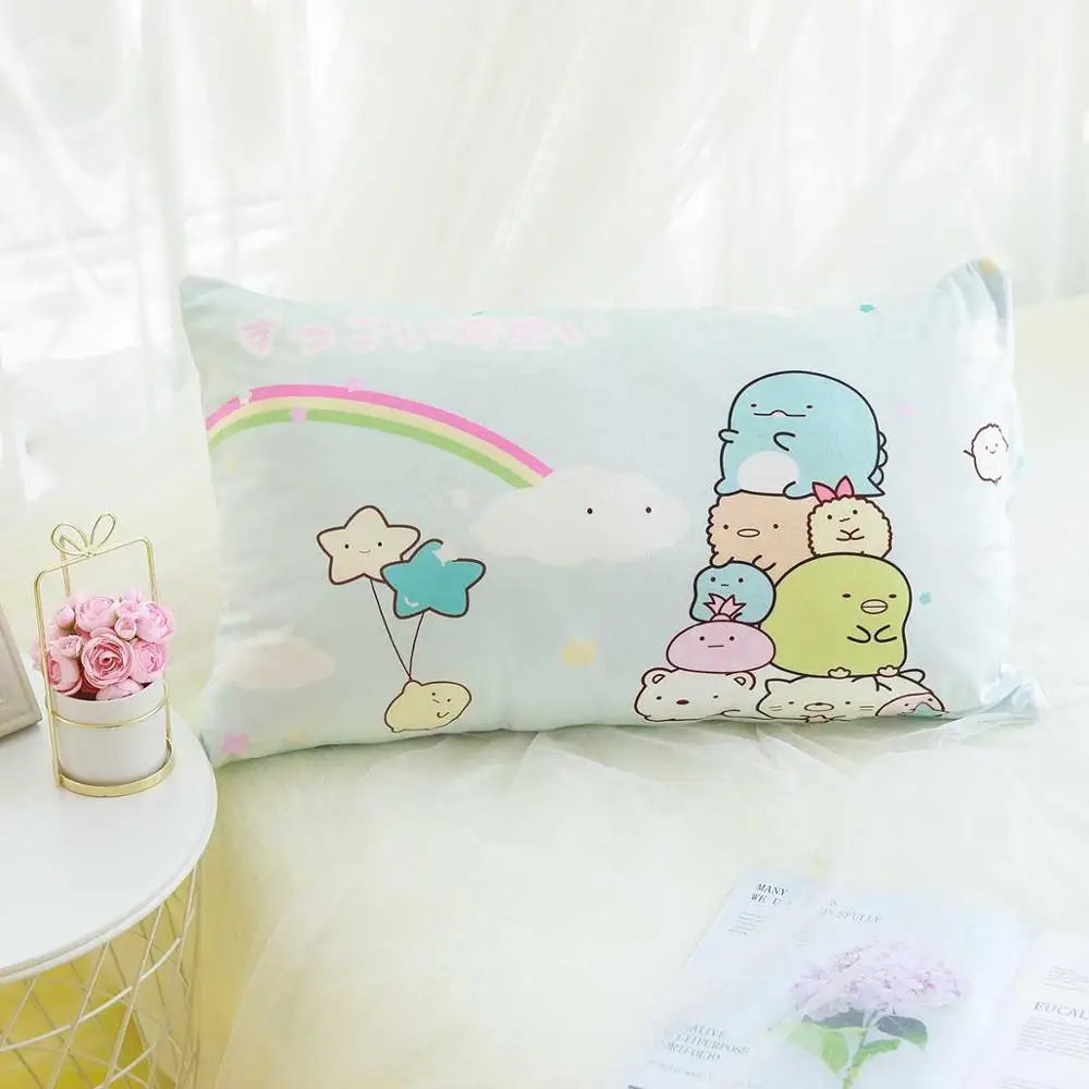 Аниме мультфильм милый Sumikkogurashi Cinnamoroll плюшевые игрушки подростковый стиль подушки мягкие подушки дать Вам комфортный сон - Цвет: D