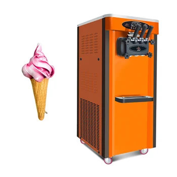 

New style commercial used yogurt frozen machine italian 3 flavors soft serve ice cream machine for sales