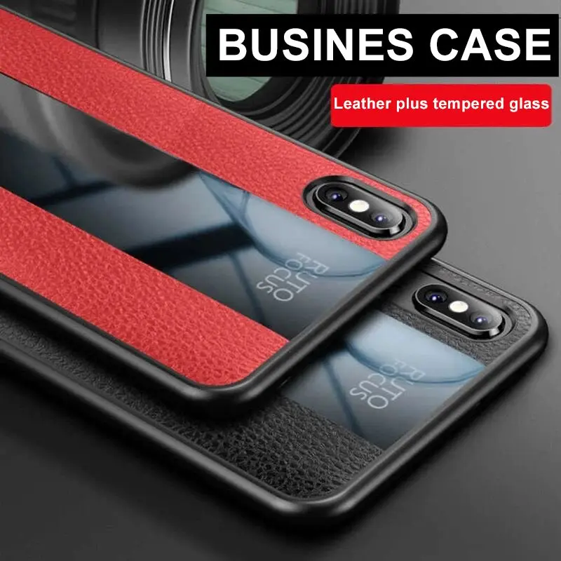 2019 кожаный чехол для телефона caseX XS MAX XR PC iPhone 7/8 Блестящий демонстрационный