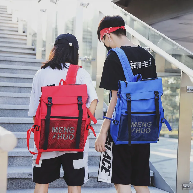 Menghuo Women Laptop Backpack Male School Backpacks Net Rucksacks Leisure for Teenager Travel Women Shoulder Mochilas School Bag (64)