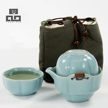Чайный сервиз TANGPIN, керамический чайник, чайник gaiwan, чашка чая, портативный чайный сервиз для путешествий, китайские чайные наборы кунг-фу