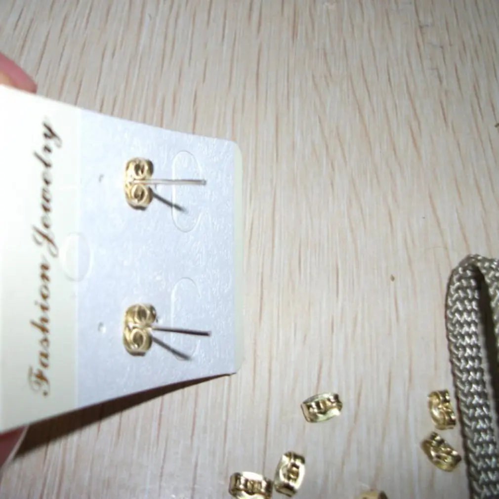 Корейские ювелирные изделия, пересекающие 14K золотые бабочки, затычки для ушей, заглушки для ушей