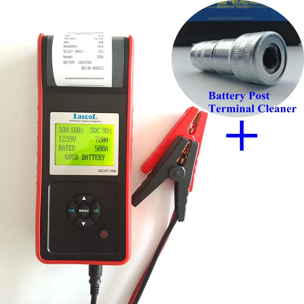 Buy Lancol 12V Car Battery Load Tester with printer MICRO 568/ Digital
