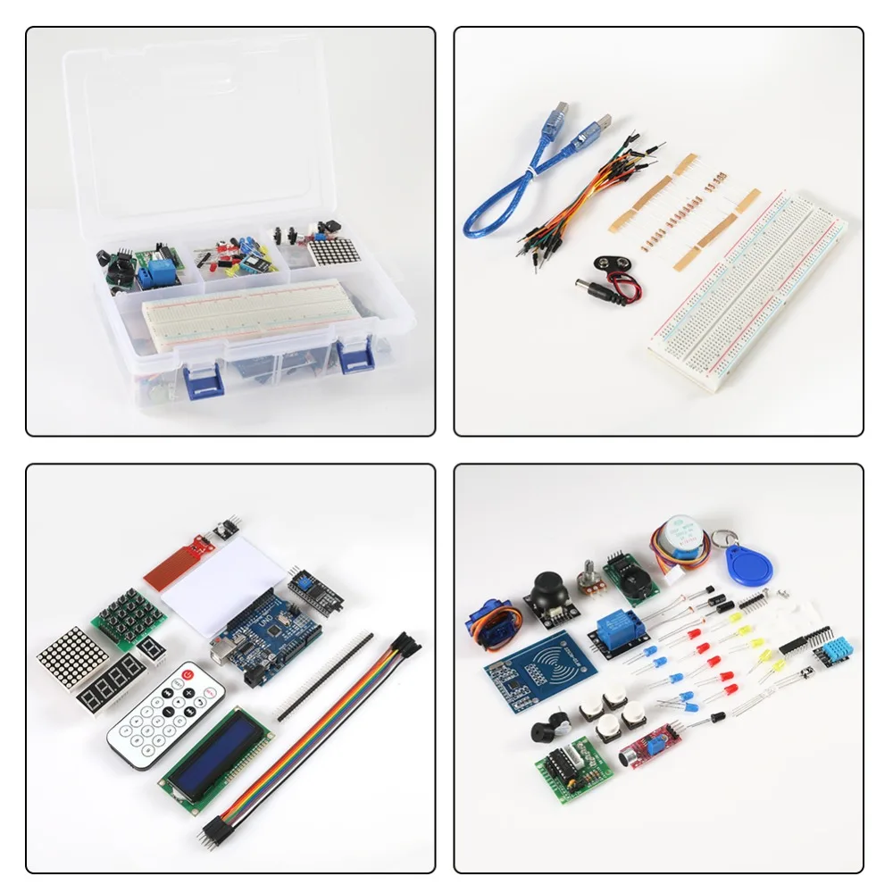 RFID стартовый набор для Arduino UNO R3 обновленная версия Обучающий с розничной