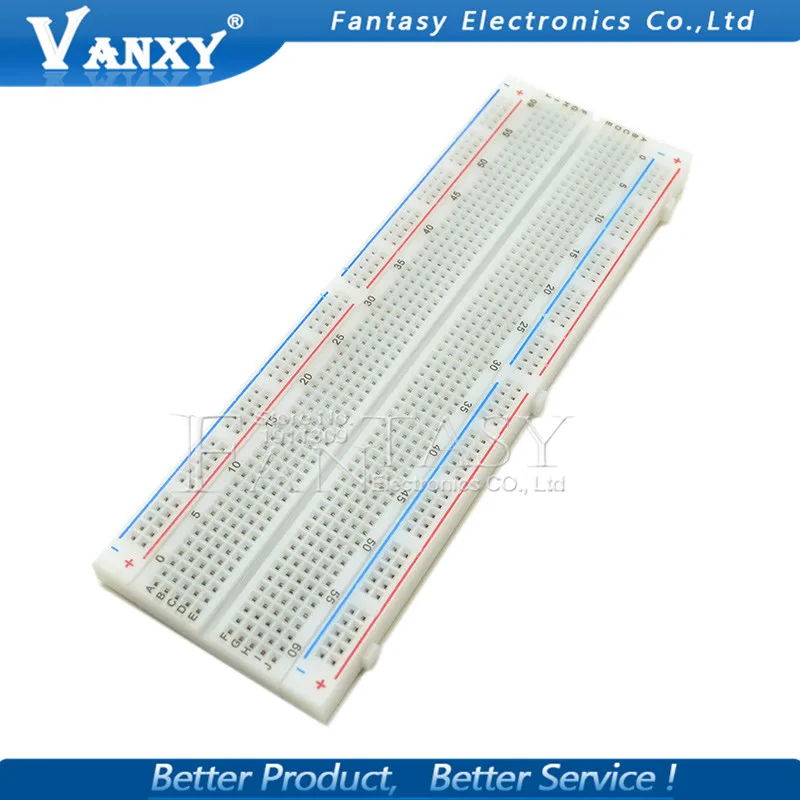 Breadboard 830 Point Solderless PCB Bread Board MB 102 MB102 Test Develop DIY Free shipping