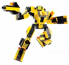Sluban Deformable Robot Building Blocks Friends Bricks Enlighten Educational Toys For Children Particles Legoe Compatible 331pcs