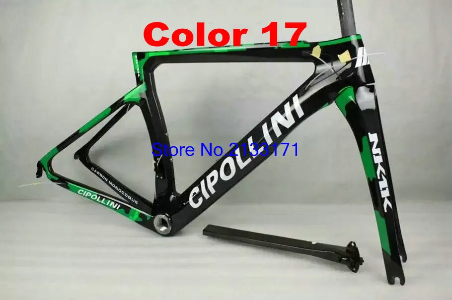 Cheap DISk Blue Cipollini NK1K Disc Sliver Logo Carbon Road Frame Bike carbon bicycle frame glossy/matte 25