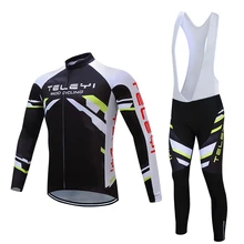NEW China Factory Sports Mens Long Sleeve Road Racing Bike Ciclismo Bicycles Cycling Jersey Pants Trousers
