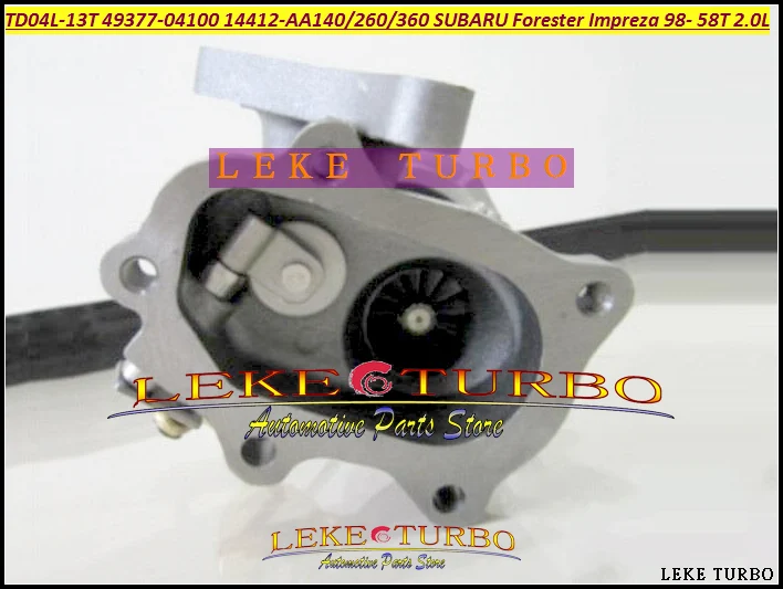 TD04L-13T 49377-04100 14412-AA140 14412AA260 14412AA360 Turbo For SUBARU Forester Impreza 1998- 58T 2.0L 210HP (4)