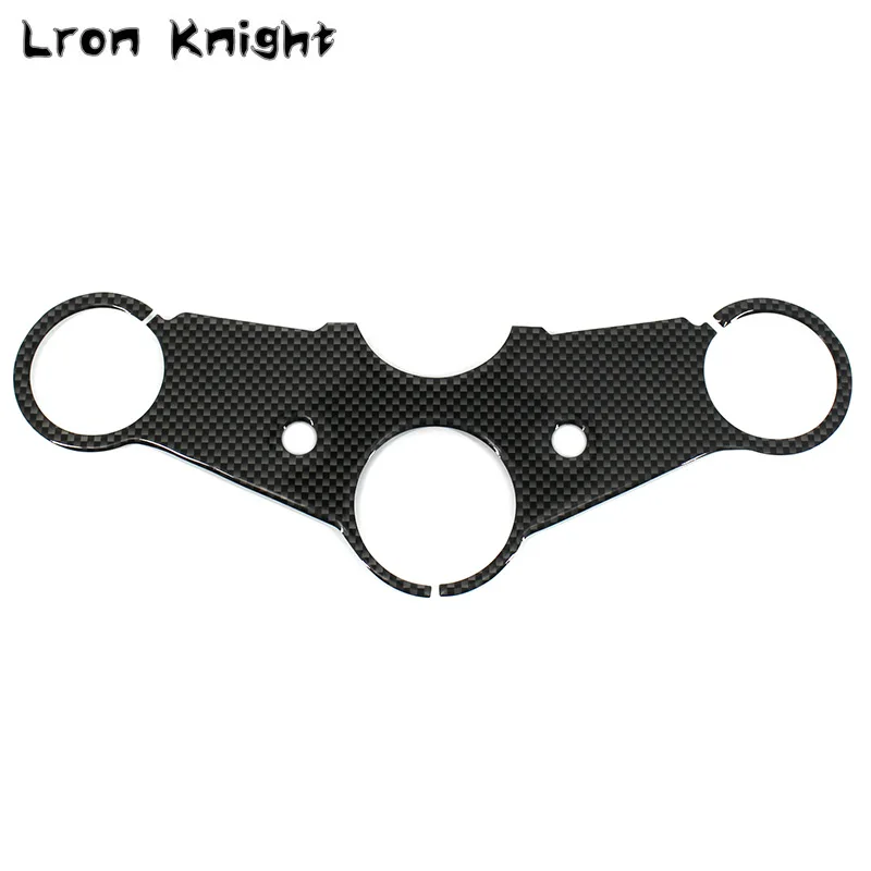 

For HONDA CB400 CB 400 VTEC 2005 2006 2007 Motorcycle Carbon Fiber Decal Sticker Pad Triple Tree Top Clamp Upper Front Protector
