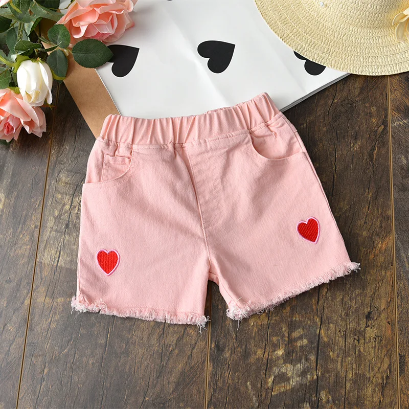 От 2 до 6 лет для маленьких девочек Шорты летние женские детская одежда пляжные шорты в повседневном стиле Хлопковые укороченные штаны Pantalones, Чикас