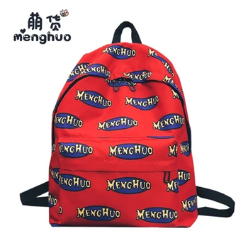 

MENGHUO Large Capacity Women Backpack College Student School Backpack Bags for Teenagers Mochila Casual Rucksack Travel Daypack