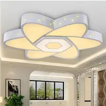 LED 71W-80W Acrylic Sweet Romance Atmosphere Round Sitting Room Dining-room Bedroom Absorb Dome Light 90-260V  @-9