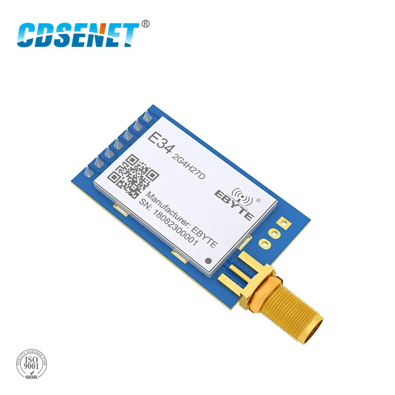 2,4 GHz nRF24L01+ длинный диапазон беспроводной IoT трансивер CDSENET E34-2G4H27D 5000m 2,4G передатчик приемник nRF24L01PA модуль