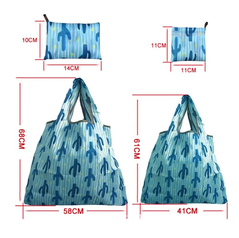 Новая модная Складная многоразовая эко хозяйственная сумка, сумка-тоут, складная сумка, сумки, Удобные вместительные сумки для хранения