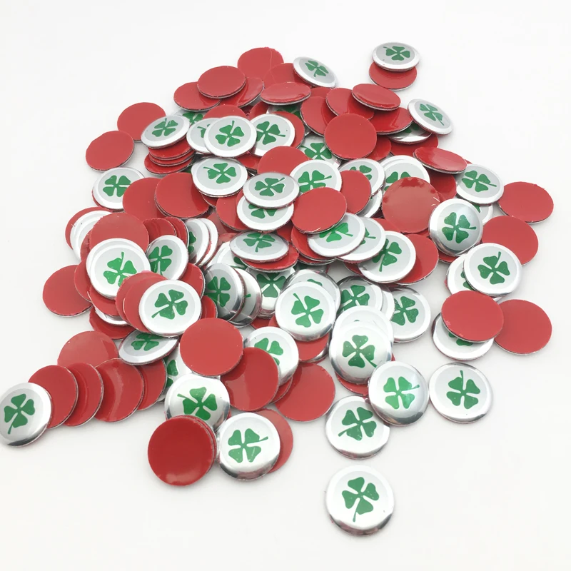 

ANTINIYA car styling 5pcs 14mm Four Leaf Clover Emblem Car Key Stickers for Alfa Romeo Giulietta Giulia Spider GT Accessories