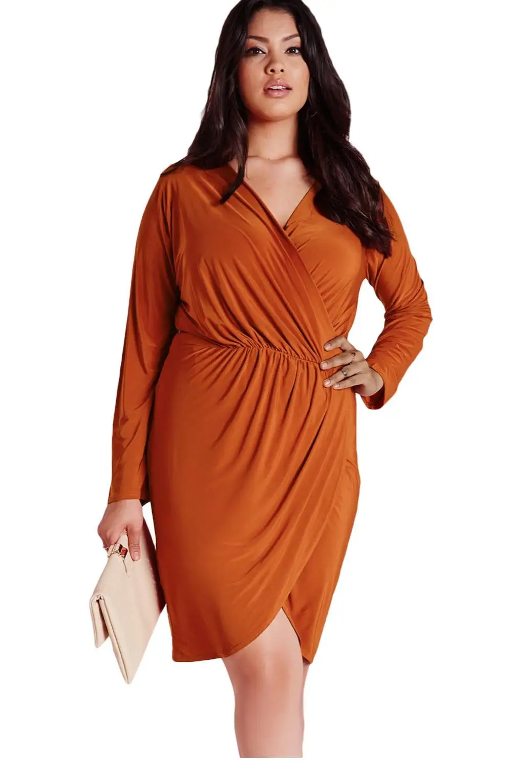 curvy wrap dress