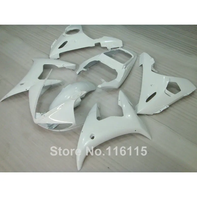 Fit for YAMAHA R6 fairing kit 2003 2004 2005 all white YZF fairings set 03 04 05 full kits #119 | Автомобили и мотоциклы