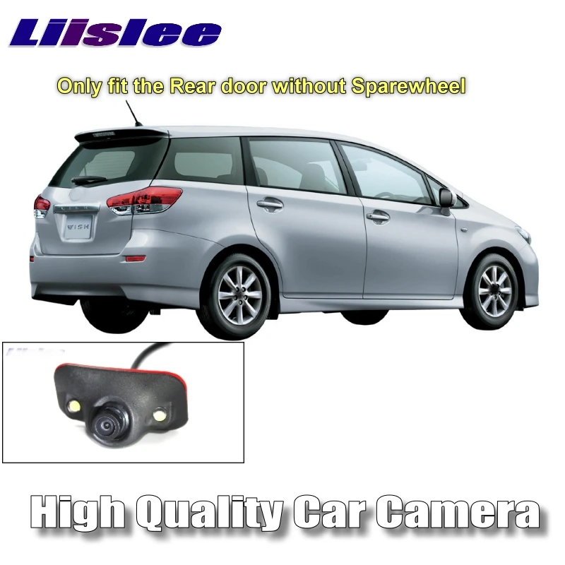 LiisLee Car Camera For TOYOTA Wish AE10 2003~2009 AE20 2009~2017 High Quality Rear View Back Up Camera Night View CCD + RCA