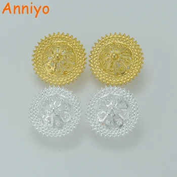 

Anniyo Eritrean and Ethiopian Clip Earrings Gold Color Jewelry Nigeria Kenya Ghana African #016106