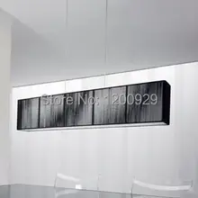 L100CM* W15CM* 120 см прямоугольник подвесной светильник блеск роскошные современные дизайн освещение PLL-143