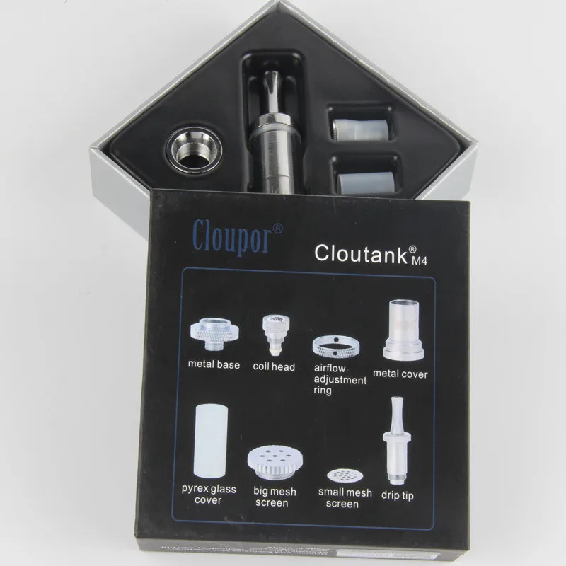 Atomizer Cloupor Cloutank M4 Vaporizer electronic cigarette 2 coils in 1 DRY HERB & WAX atomizer kits | Электроника