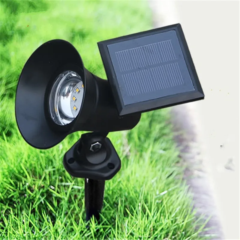 

Outdoor Garden LED Solar Panel Spotlights Cast Lawn Lights Waterproof Street Home Light Control Super Bright Garland Lighting