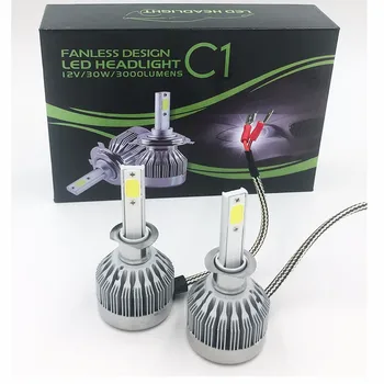 

Super Bright C1 Del Dell H1 Universale Fit automobile Faro 24V 6000K Car LED luce