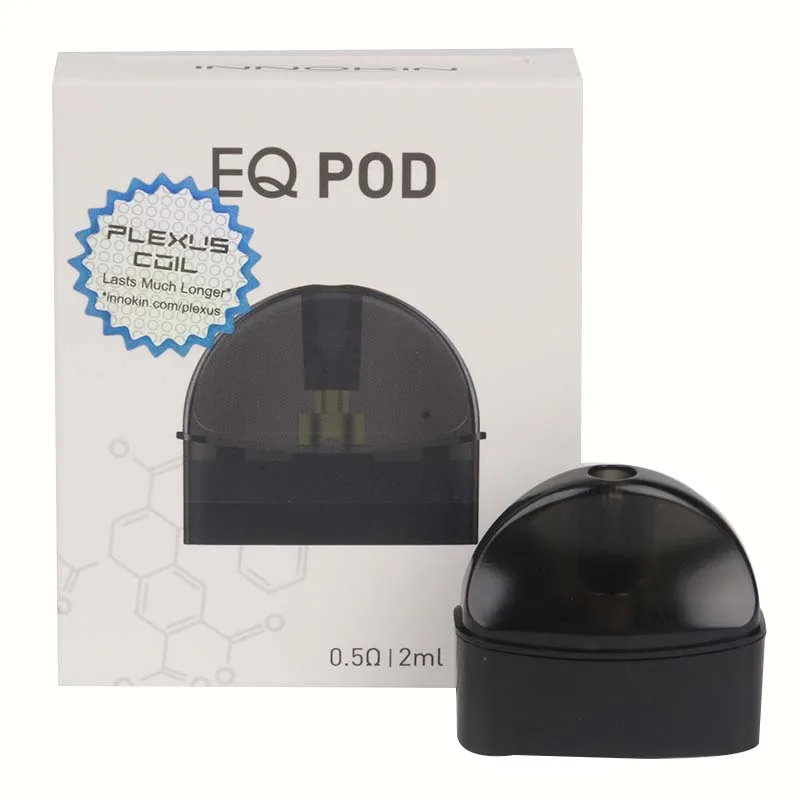 INNOKIN EQ POD для INNOKIN EQ Vape Kit 2 мл емкость 0.5ом многоразовый Pod добавить защитную крышку электронная сигарета распылитель 10 шт
