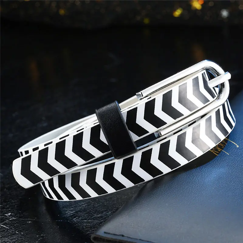 Mens Ladies Elastic Webbing Belts Leather Trim Canvas Stretch Braided belt for unisex fashion accessories 40FE123
