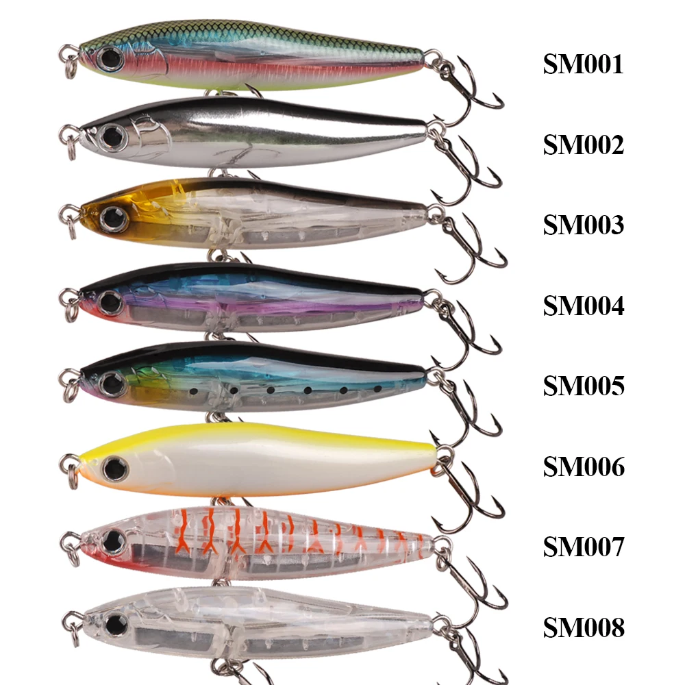 Elegante lápiz cebo de pesca señuelo 80mm21. 3G hundimiento Isca Artificial Para Em Rio Leurre Souple Peche Pesca Wobblers