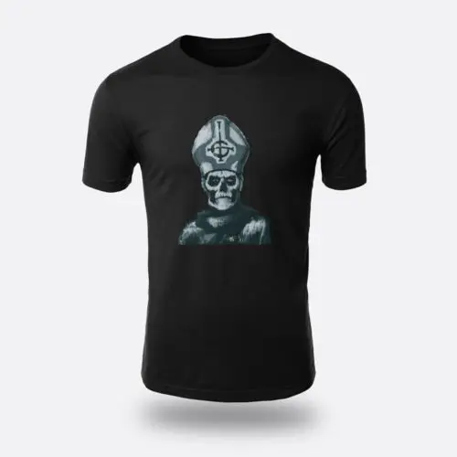 Призрак ДО Н. Э. Папа Почетный II Black мужская Тис Размер S-3XL Футболки Шею Одежда |