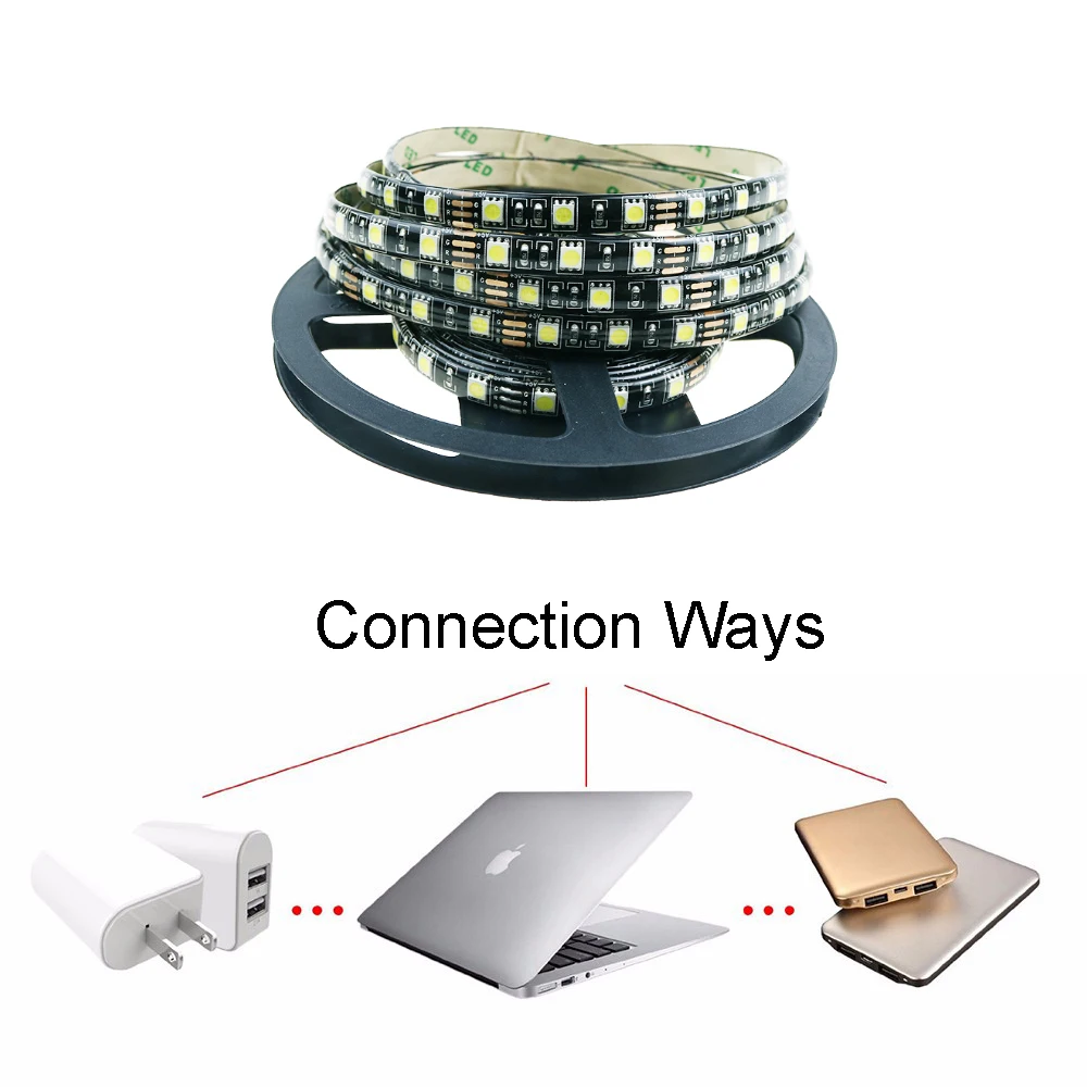 Светодиодная лента RGB 1 5 м 5050 USB В 60 светодиодов/м|usb led strip rgb|led rgbstrip rgb |