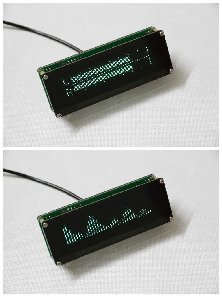 GHXAMP VFD спектр индикатор уровня музыки с высокой точностью часы спектр аудио усилитель динамик части DIY DC5V
