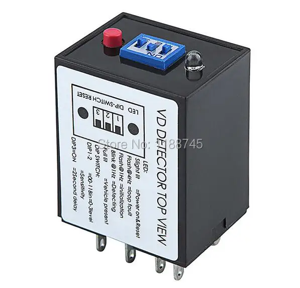 Traffic Inductive Single Loop Vehicle Detector VD108B for Barrier Gate 12V