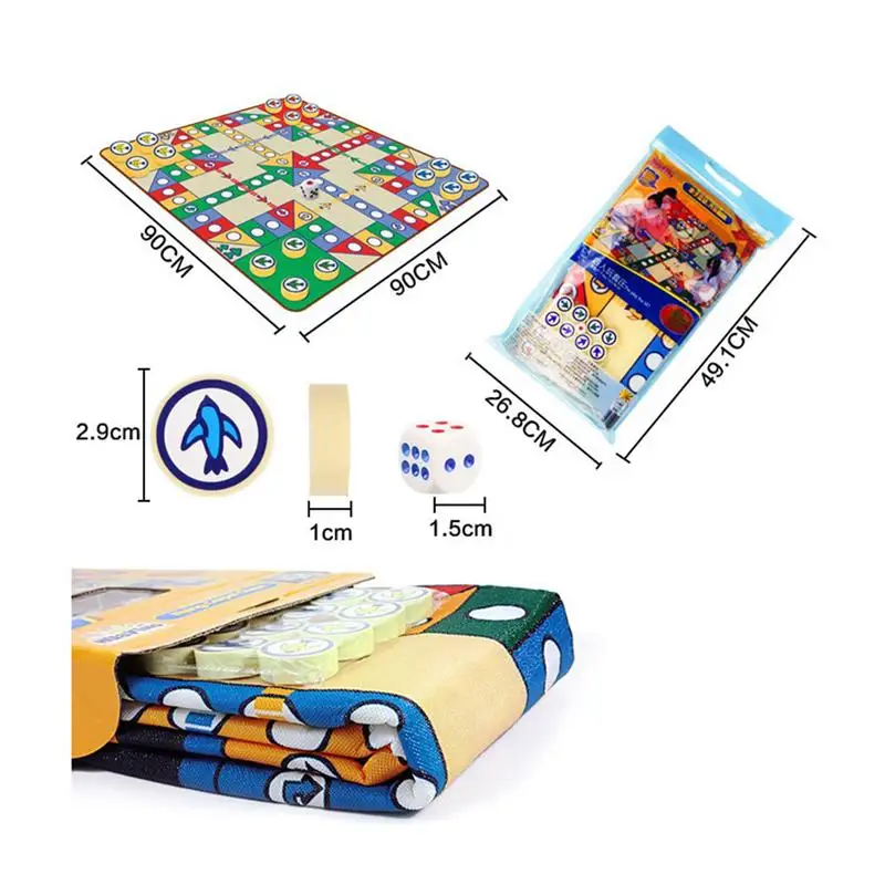 1 Set Toys Playmat Entertainment Aeroplane Travel Game Board Game Parent-Child Party for Children Kids