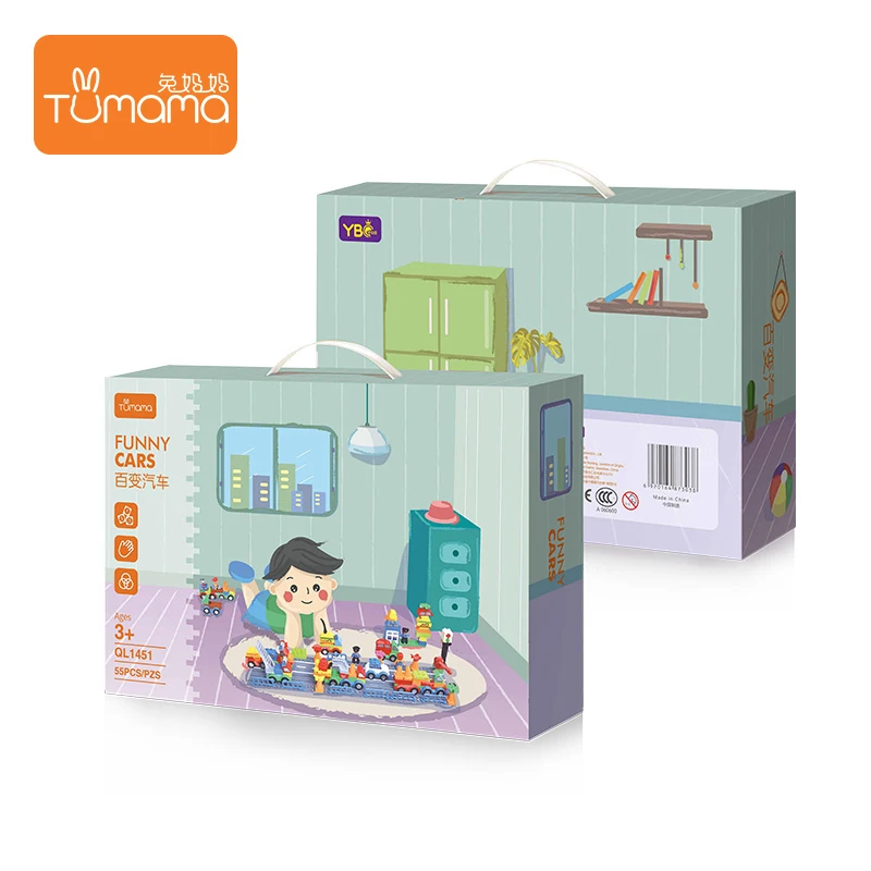 Tumama Blocks 55pcsSelf-Locking Bricks ABS Compatible Legoingly Duplo Block To Kids Big Size Building Blocks Educational Toy Tumama Blocks 55pcsSelf-Locking Bricks ABS Compatible Legoingly Duplo Block To Kids Big Size Building Blocks Educational Toy