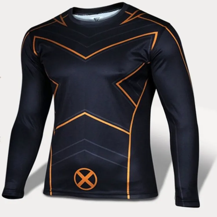 Супергерой X-men мужской костюм Косплей Футболка Logans Armor мужская длинная футболка |