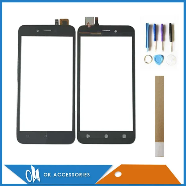 

5.0 Inch For FinePower D2 Touch Screen Digitizer Touchscreen Sensor Glass Black Color With Tools Tape