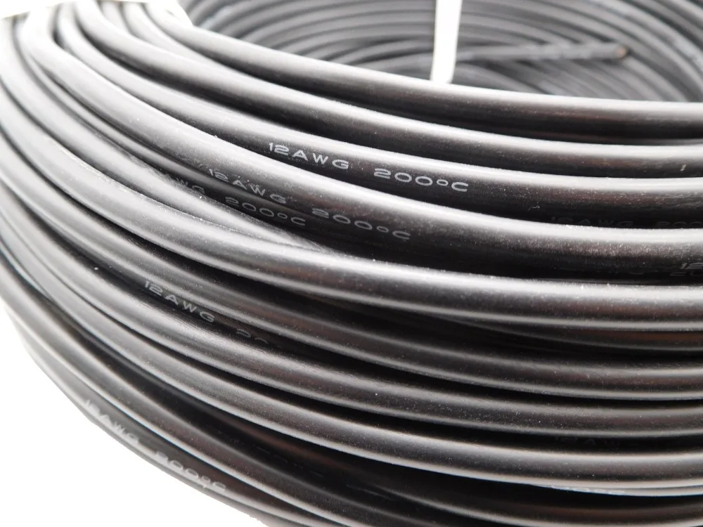 1 метр силиконовый провод 8AWG 10AWG 12AWG 14AWG 16AWG мягкий силикагель кабель высокой