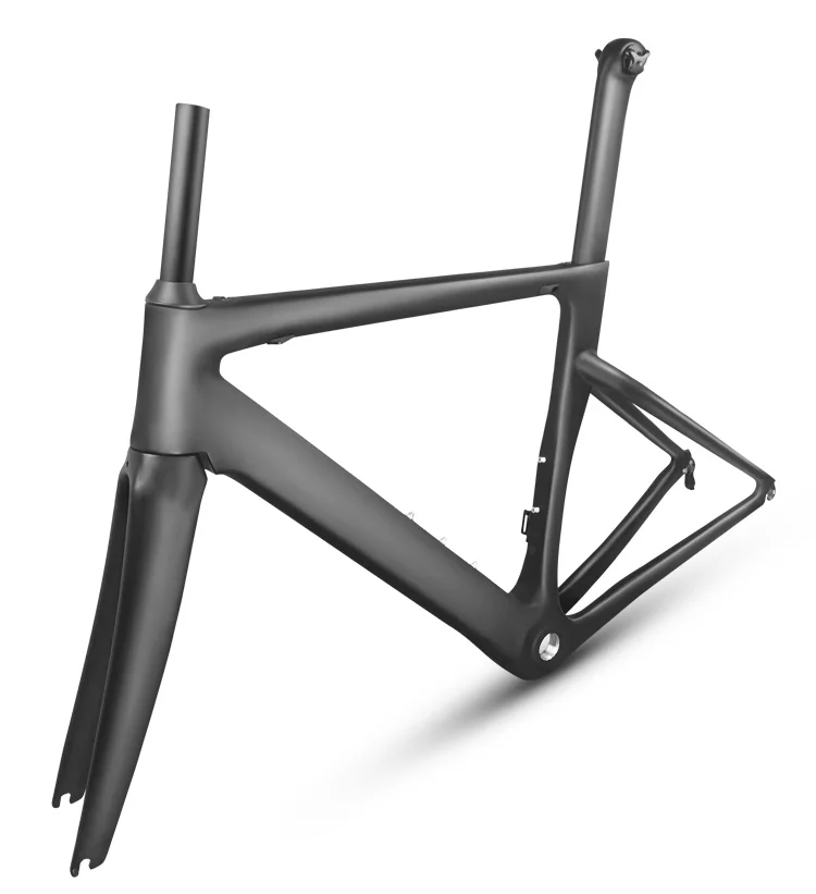 Cheap OEM / ODM Factory Bike Frame Taiwan Aero Carbon Frame Road Bike Road Racing Bike Frame TT Carbon Frame Bicycle Cycling Frameset 2