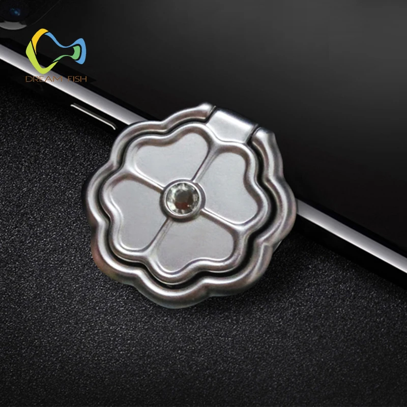 

Pop Ring Holder For Xiaomi Redmi Note 7 Four-leaf Metal Drill Phone Ring Bracket Phone Grip For Iphone 7 8 Plus Suporte Celular