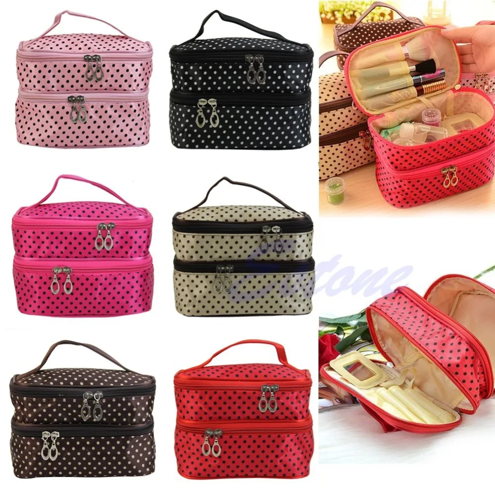 

THINKTHENDO Hot Women Multifunction Travel Cosmetic Bag Makeup Case Pouch Toiletry Organizer