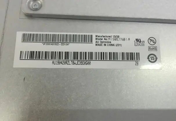 Industrial LCD M190ETN01. 0 LED LCD screen LCD