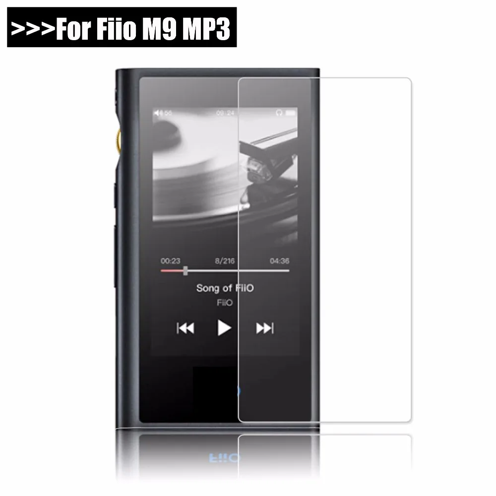 

9H Premium Protective Tempered GLass For fiio M9 M 9 MP3 scratch-Proof Screen Protector Front Film For fiio M9 3.2" Case