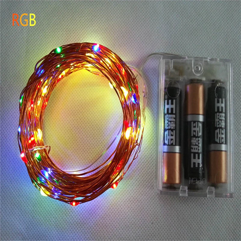 3m 30 bateria led string light 3 aa bateria alimentado decoração led para o natal do casamento, festa guirlanda luzes led ao ar livre