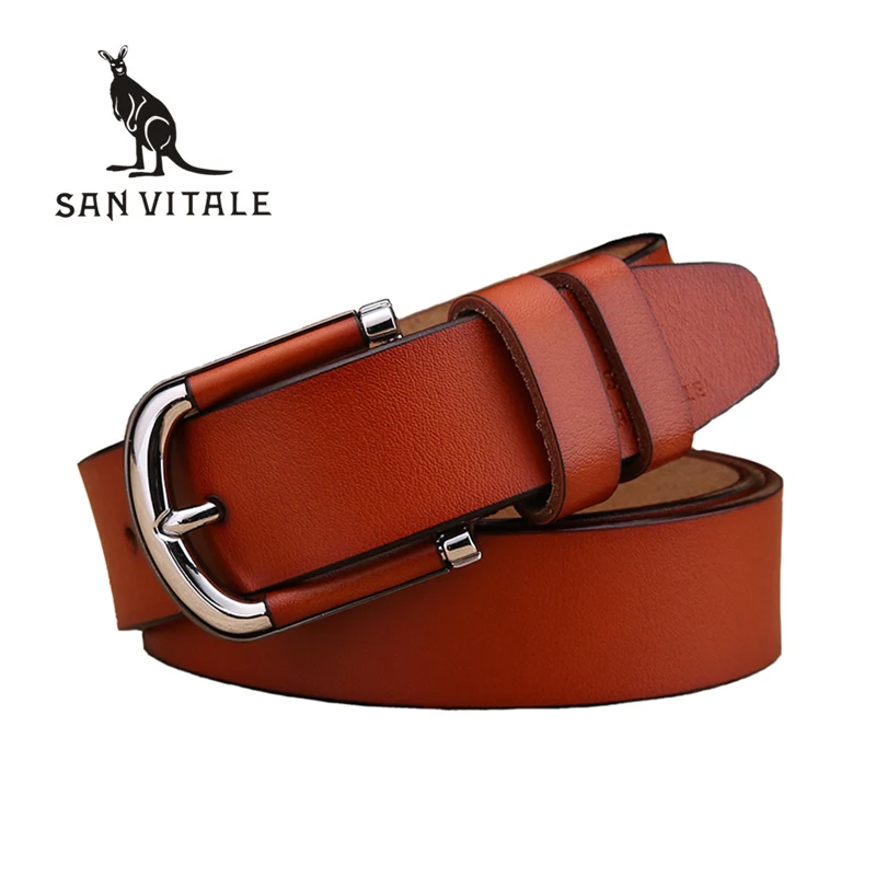 Men Automatic Buckle Leather luxury Belt Business Male Alloy buckle Belts for Men Ceinture Homme,J,125cm